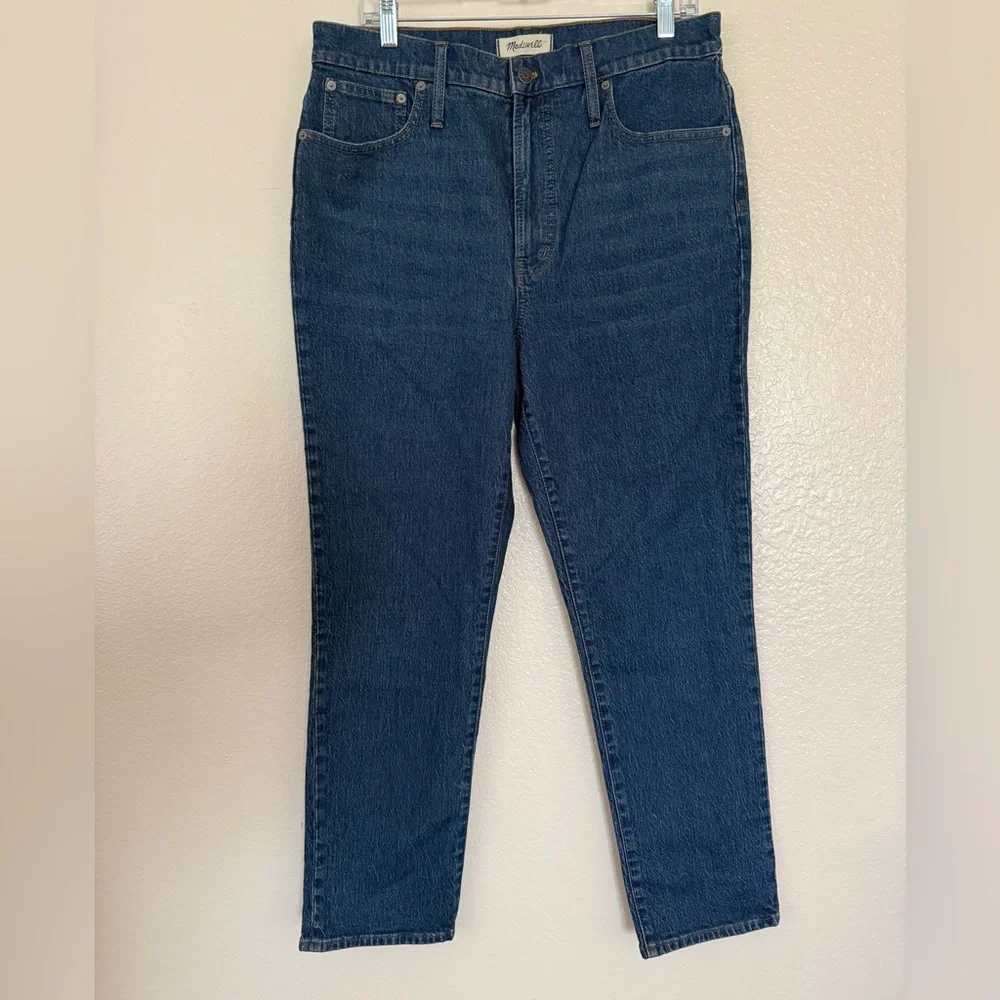 NEW Madewell Women's Straight Leg The Perfect Vintage jean in Haight finish